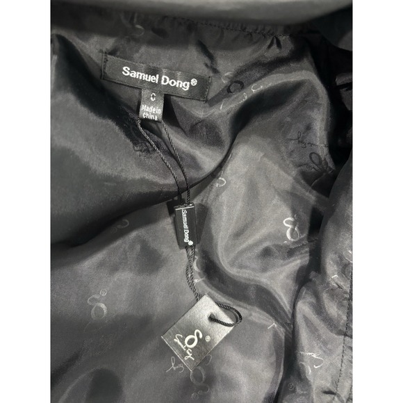 NEW Samuel Dong Quilted Cropped Jacket Size S Black White Grid Print Avant-garde - Picture 5 of 8